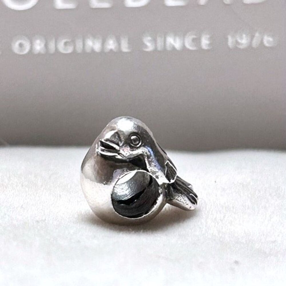TROLLBEADS Retired Sparrow Silver Bead LAA 925S NEW! Rare Find & Great Price - Picture 2 of 8